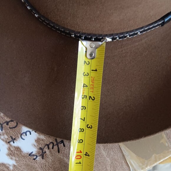 Men's sz 7 Vintage Resistol Stagecoach 1970's Cowboy Hat Western Rancher 1978 - Picture 8 of 14